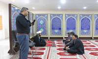 مراسم عزاداری ایام فاطمیه در مرکزبهداشت استان هرمزگان برگزارشد