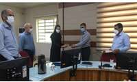 قدردانی معاون بهداشتی دانشگاه علوم پزشکی هرمزگان از کارشناس بهداشت حرفه ای