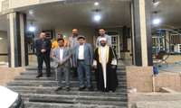 بازدید معاون بهداشتی دانشگاه علوم پزشکی هرمزگان  از پروژه خیرساز مرکز خدمات جامع سلامت گچین 